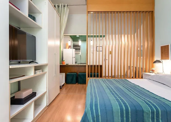 Studio Sol De Copacabana Wi-Fi Ar-Condicionado 5 Min Da Praia Rio de Janeiro